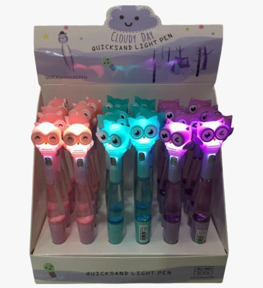 Micro Fibra Negro con Luz y Brillo Agua (PRECIO x UNIDAD Display x 24 )