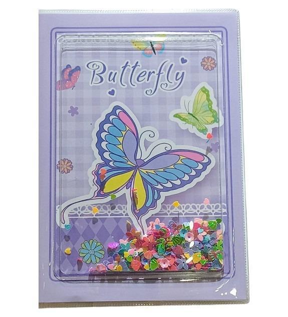 Anotador A6 con Lentejuelas Con Protector 9 x 11cm x90 Hojas  
